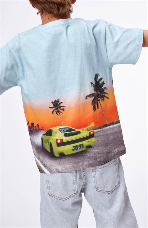 Rasmus Ocean Drive Ocean Drive T Shirt With Car Molo