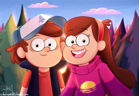 They Are The Best Twins By Cherryviolets On Deviantart Dipper Pines