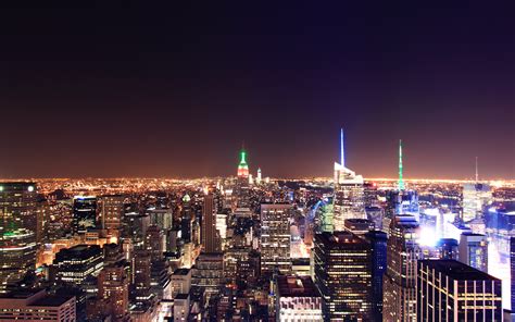 New York City Nightscape 4k Wallpapers Hd Wallpapers Id 25622