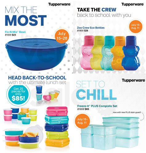 Tupperware Ongoing Deals Save Up To 40 Allsalesca
