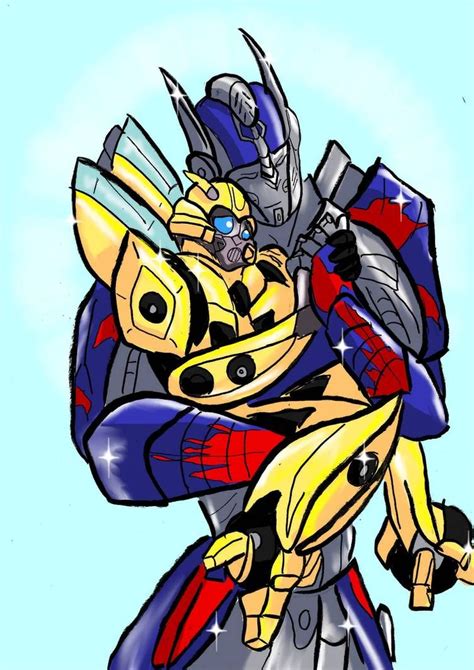 Optimus And Bumblebee By Walkirie01 On Deviantart Optimus Prime Artwork