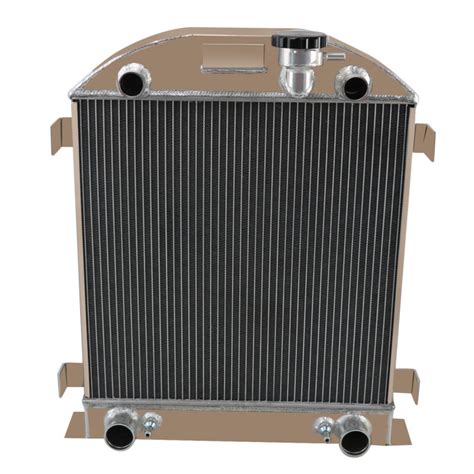4 Row Aluminum Radiator Fit 1928 1929 Ford Model A With Flathead V8