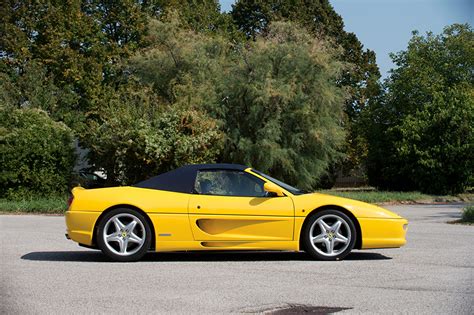 Pictures Cars Ferrari 1995 99 F355 Spider Worldwide Yellow