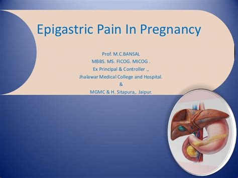 Epigastric Pain In Pregnancy