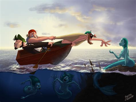 Mermaid Cartoon Characterdesign Design Illustration Pirates