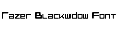 Razer Blackwidow Font Font