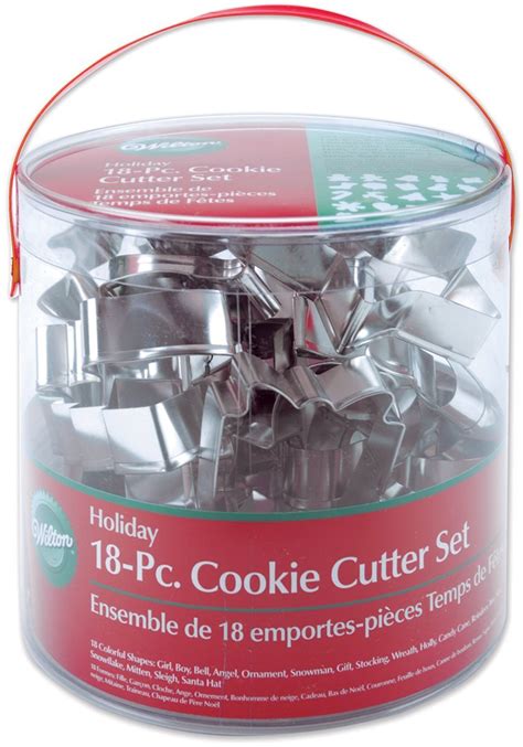 Wilton Holiday 18 Pc Metal Cookie Cutter Set 2308 1132 Free Image Download