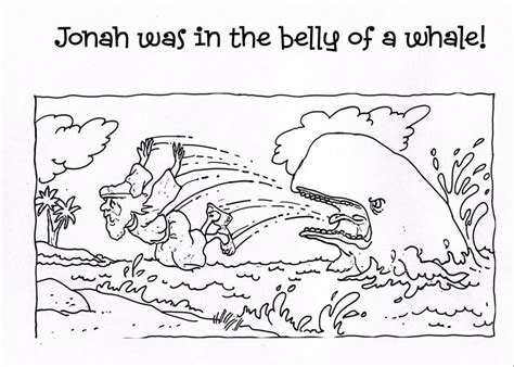 Jonah And The Whale 18 Coloring Page Free Printable Coloring Pages