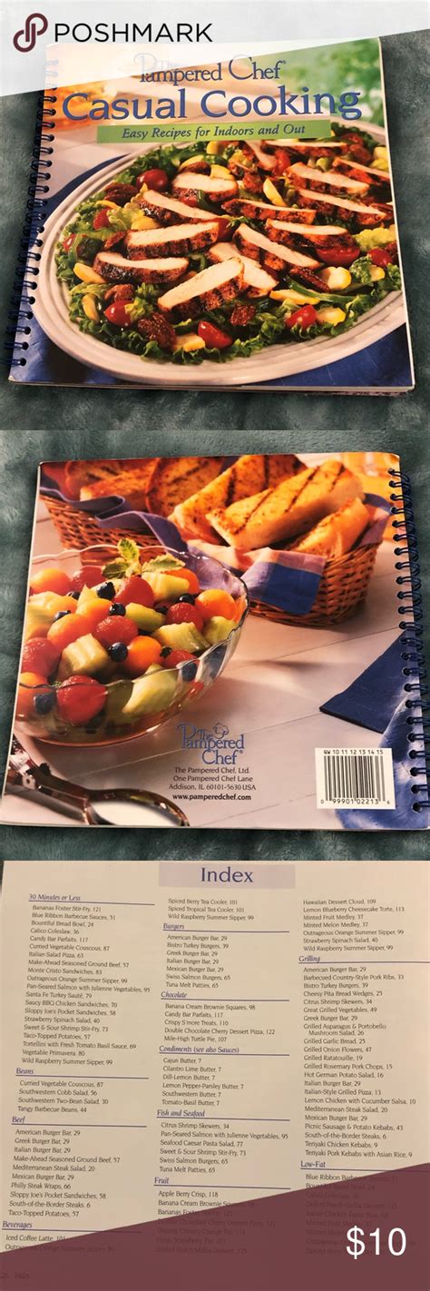 Pampered Chef Casual Cooking Cookbook Cooking Easy Cooking Recipes