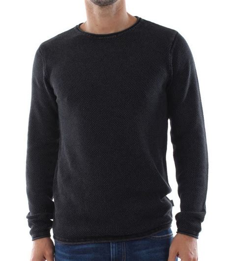 Jack And Jones Rundhalspullover Jack And Jones Herren Strick Pulli Winter Pullover Roll Knit Crew