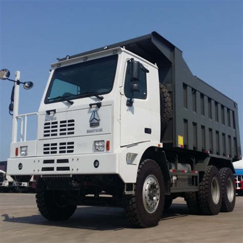6x4 50 Ton Mining Dump Truck With Single Sleeper Cab And Manual 10
