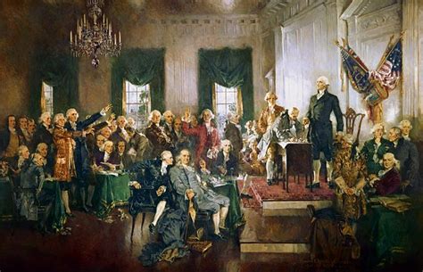 1789 The President George Washington S Swearing In Ceremony