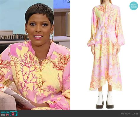 Wornontv Tamrons Yellow And Pink Floral Dress On Tamron Hall Show