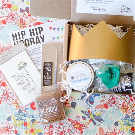 Each day is a beautiful gift. Happy Birthday care package to send in the mail --The ...
