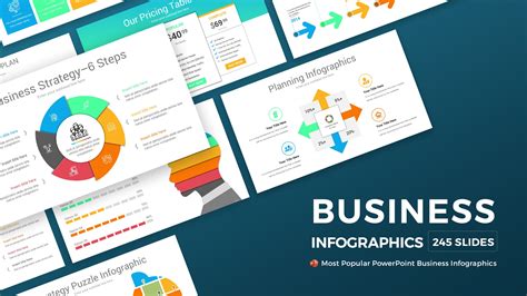 Business Infographics Powerpoint Template Pack Ciloart