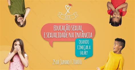 Educação Sexual E Sexualidade Na Infância Até 12 Anos Sympla