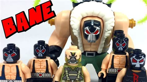 Lego Bane Minifigure Dc Batman Comparison Collection