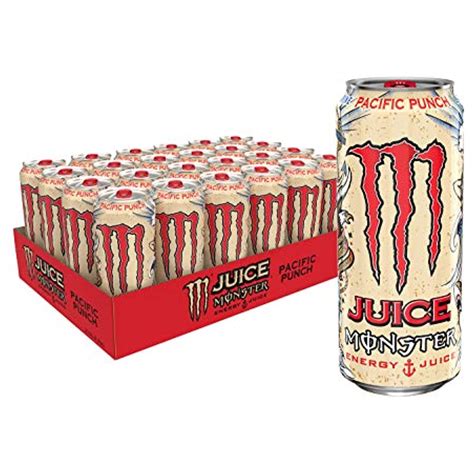 Buy Juice Monster Pacific Punch Energy Juice Energy Drink 16 Ounce