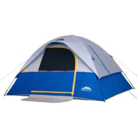 Perfect for your family of 3, there's even extra storage spots so you can stash your gear away. Gigatent Wolf Mountain 18 X 10 3 Room Modified Dome Tent