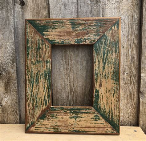Rustic 5x7 Distressed Reclaimed Wood Frame Farm Decor Picture Frame