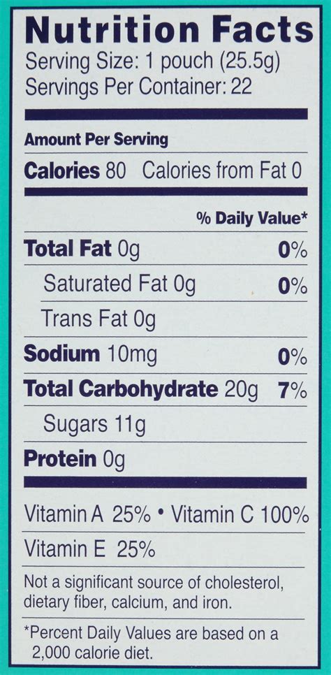 Welch S Fruit Snacks Nutrition Facts Bios Pics