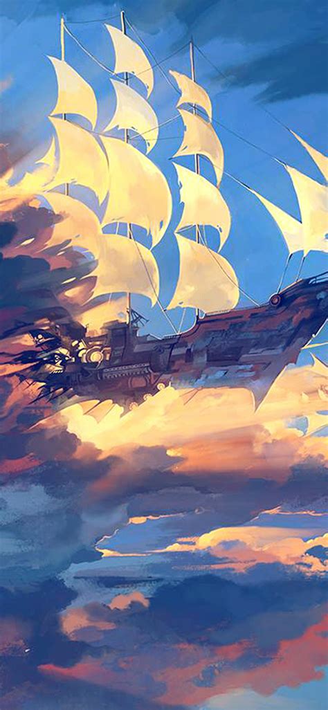 This video is made for you. PAPERS.co | iPhone wallpaper | az68-fly-ship-anime ...