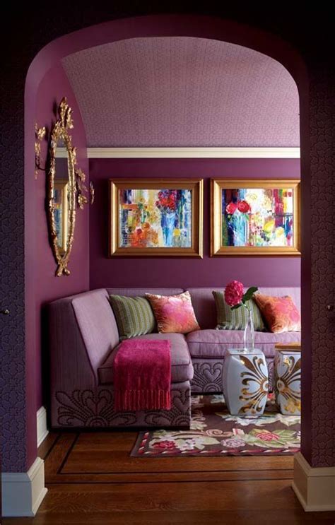 Mauve Trendy Home Decorations Purple Living Room Purple Living
