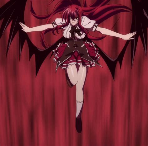 Image Rias Devil Wings Action New High School Dxd Wiki Fandom