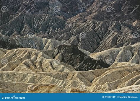 Sandstone Structures At Zabriskie Point Stock Image Image Of
