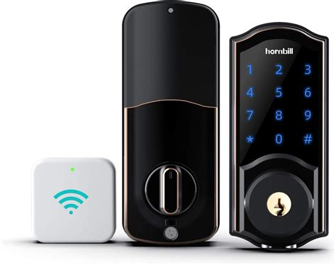 Smart Keyless Entry Door Lock Hornbill Smart Security Deadbolt Lock