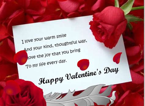 Sweet Valentines Day Greeting Messages For Wife And Girlfriend Romantic Love Messages Quotes