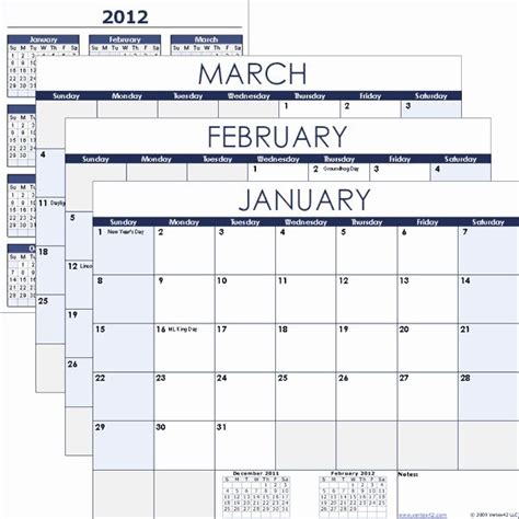 Free Printable Excel Calendar Templates For 2019 On Smartsheet Excel