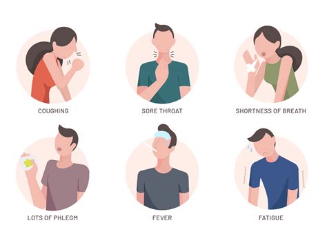 Covid‑19 may be spread by people who are not showing any symptoms. Illustration art - Coronavirus (COVID-19) Symptoms by ...