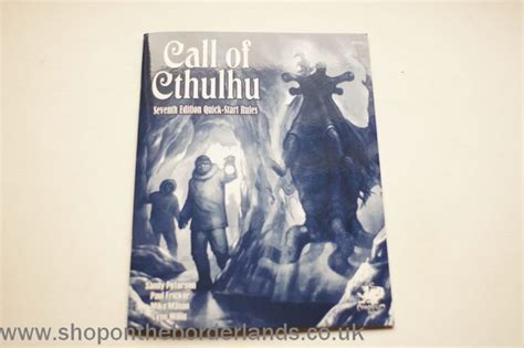 Call Of Cthulhu Seventh Edition Quick Start Rules Softback Roleplaying