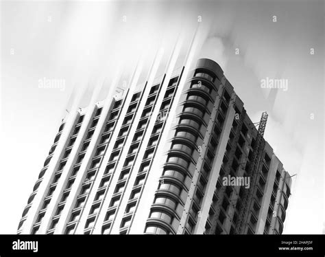 Abstract Black And White Skyscraper Background Stock Photo Alamy