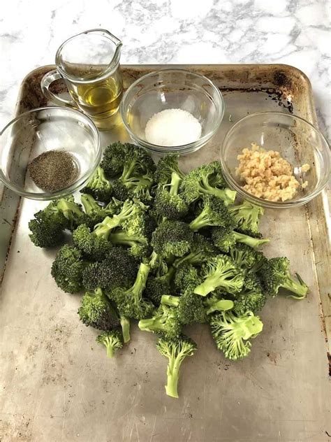 Oven Roasted Broccoli With Garlic And Parmesan Recipe Roasted
