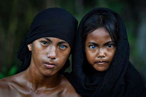 People In This Indonesian Tribe Have Dazzling Blue Eyes Wait But How
