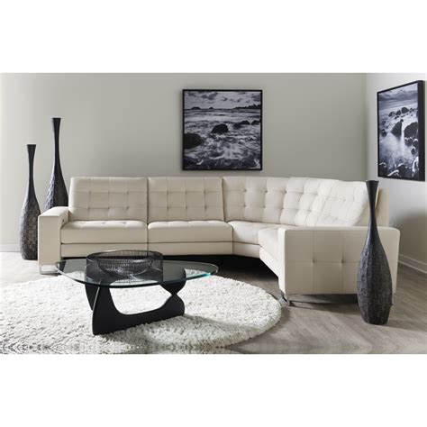 American Leather Hudson Contemporary Power Reclining L Shaped Sectional