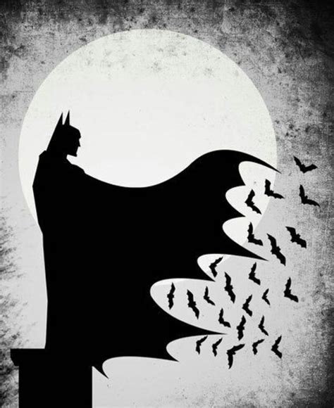 Batman Batman Painting Batman Silhouette Batman Canvas