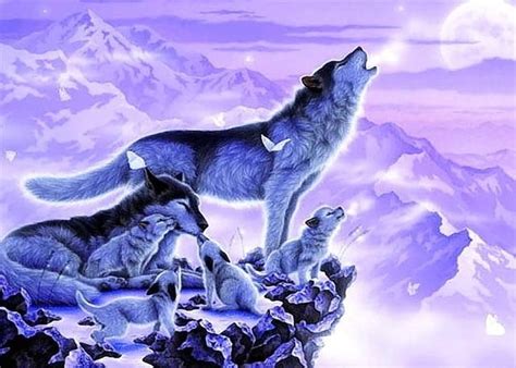 Wolf Pack Diamond Painting 5d Full Drill 12 New Arrival Wolf Diamond
