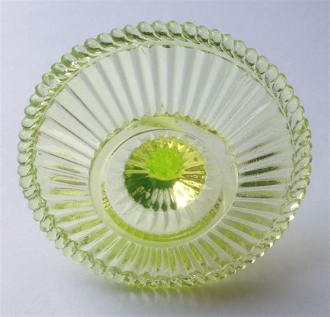 Skip to main search results. Uranium glass ring holder | Collectors Weekly
