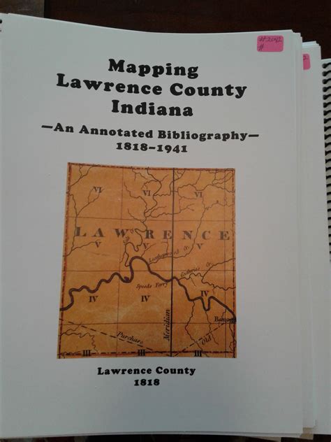 Mapping Lawrence County Indiana — Lawrence County Museum Of History