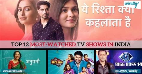 Top 12 Most Watched Tv Shows In India Wirally