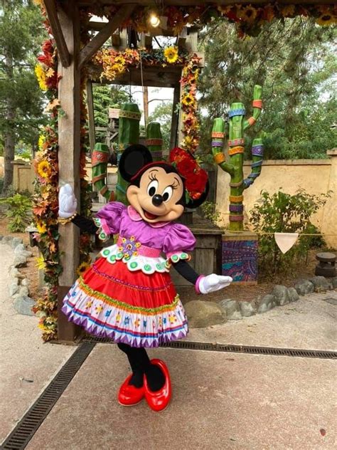 Minnie Mouse In Her Halloween Outfit In Disneyland Paris Dlp ミニーマウス