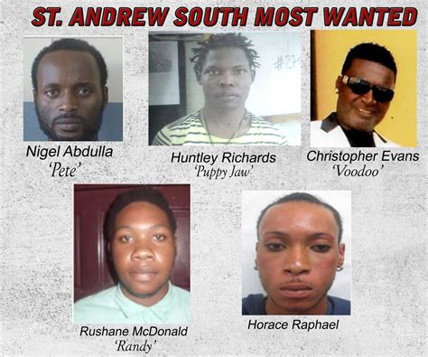Alleged Cop Killer Named Among Jamaica’s Most Wanted News Jamaica Gleaner