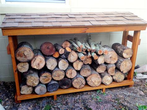 Diy Firewood Rack With Roof Plans Best Idea Diy