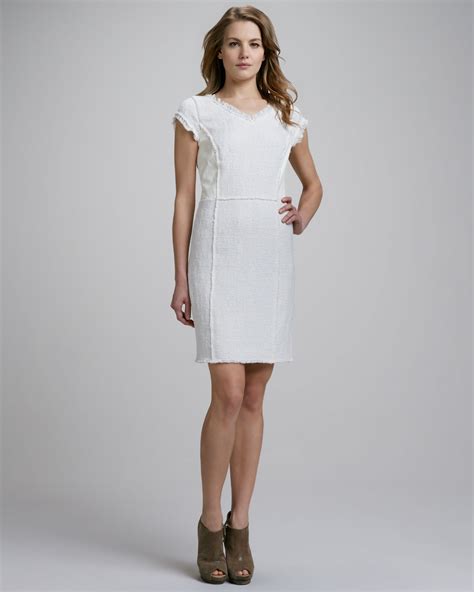 We did not find results for: Lyst - Rebecca Taylor Fringe Trim Tweed Dress in White