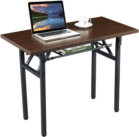 Folding Table Computer Desk Foldable Portable Writing Desk Sturdy And