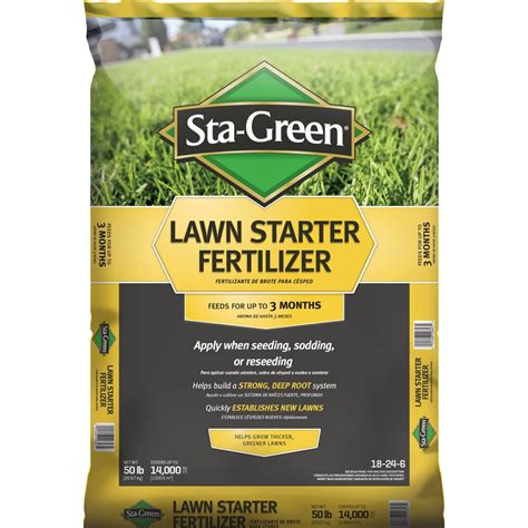 We did not find results for: Sta-Green Lawn Starter 14000-sq ft 18-24-6 at Lowes.com