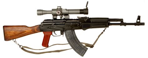 Deactivated Russian Saiga Ak47 Derivative With Scope And Extras
